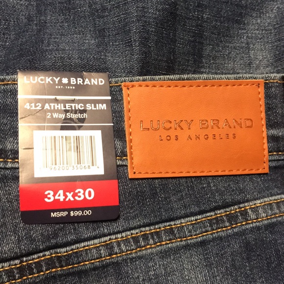 🎁Lucky Brand 412 Athletic Slim Jeans | NWT! - Picture 8 of 8